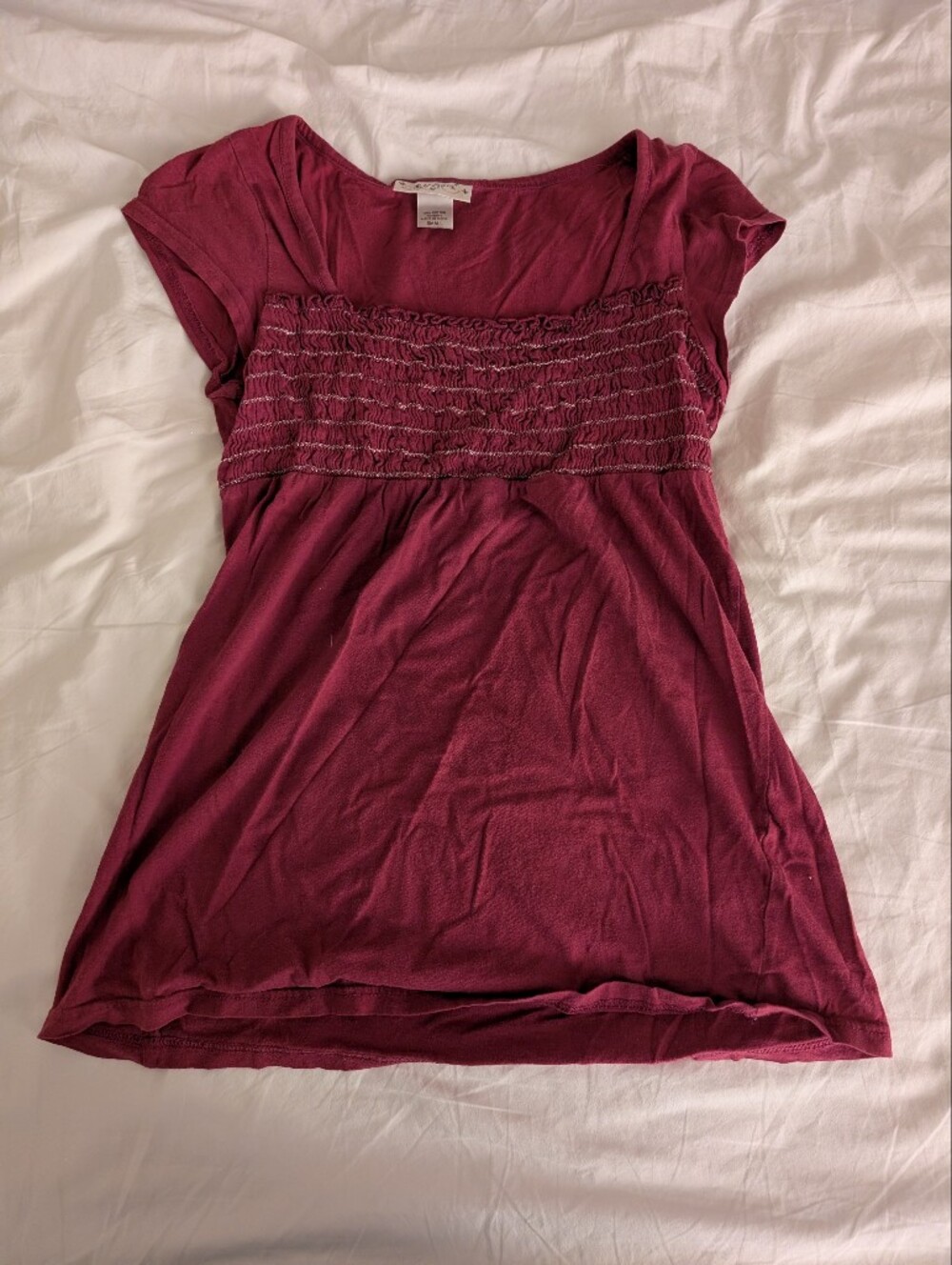 Magenta Self Esteem Top